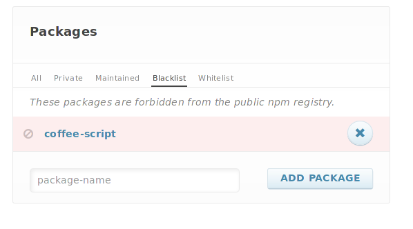 Blacklisted