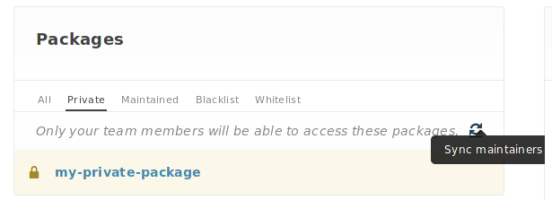 Sync Maintainers
