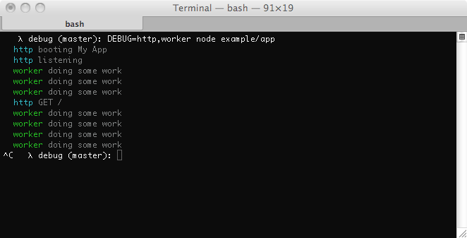 debug http and worker